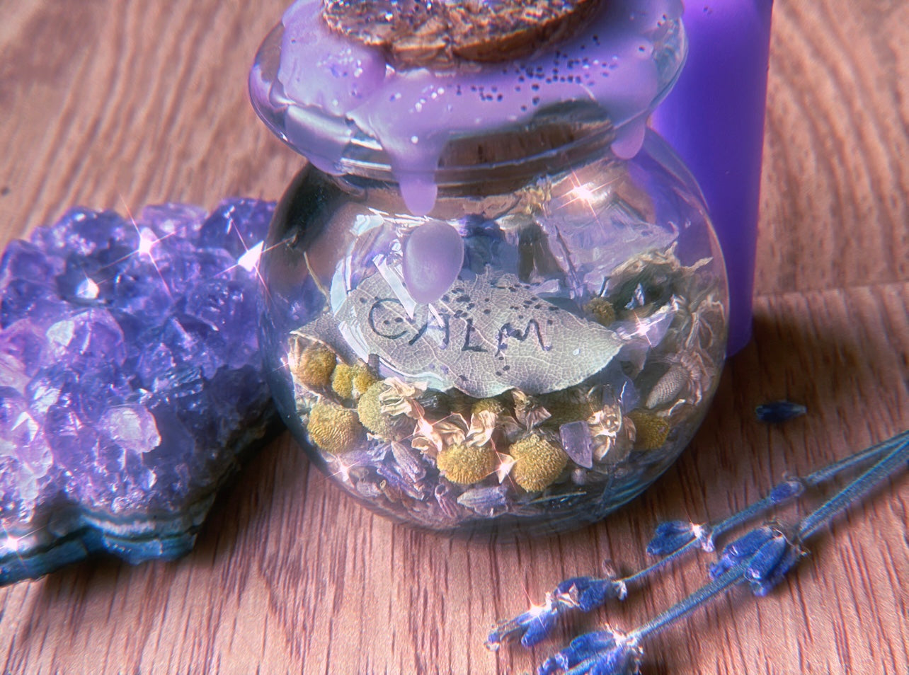 Anxiety-Relief Shaker Spell Jar