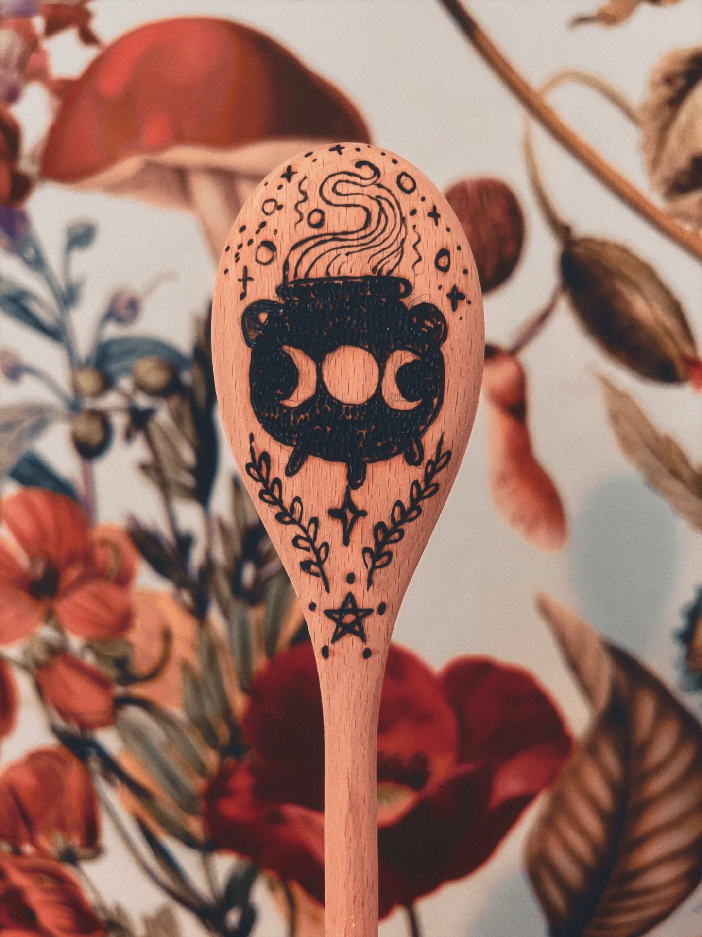 Kitchen Witch Woodburn Spoons