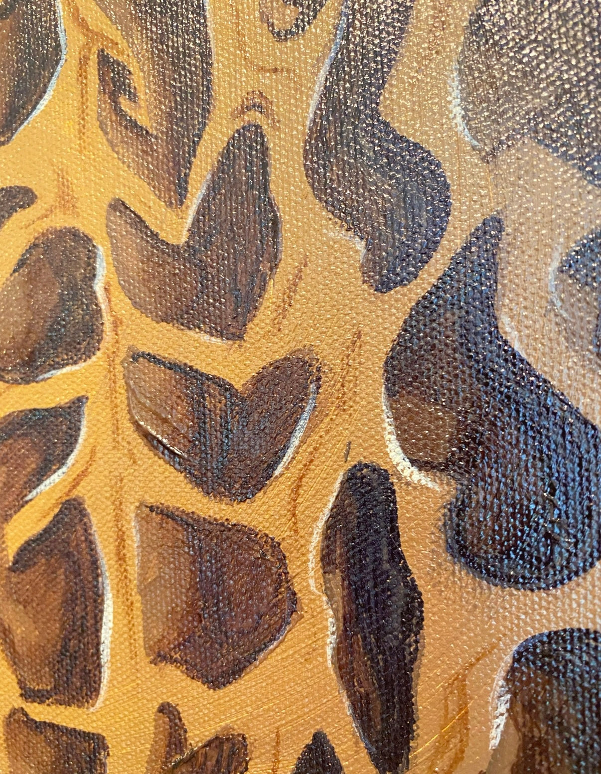 ORIGINAL “Morel Mushroom” 12” x 24” acrylic canvas painting
