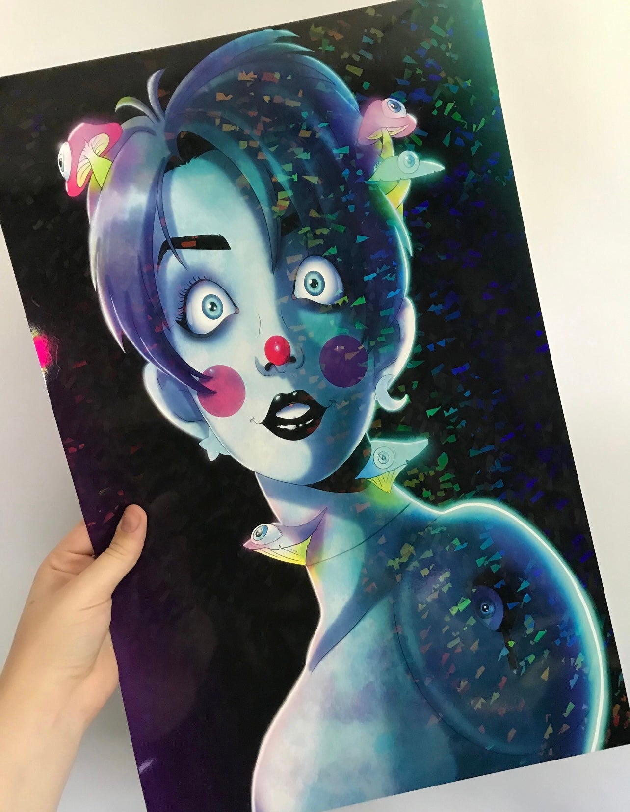 HOLOGRAPHIC 11x17 Spookymaximus Poster